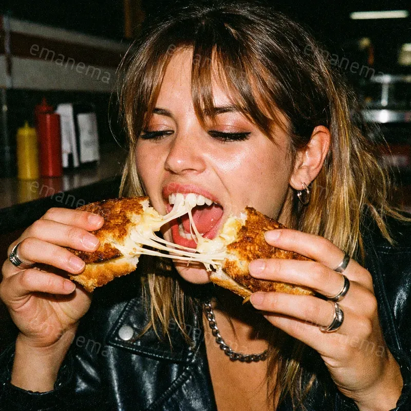 Lofi Portraits Of Playful Food Moments