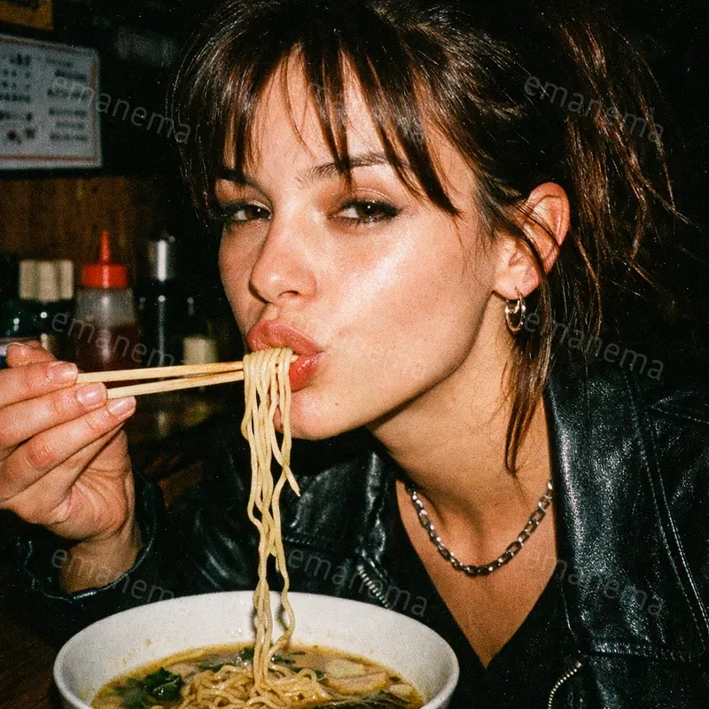 Lofi Portraits Of Playful Food Moments