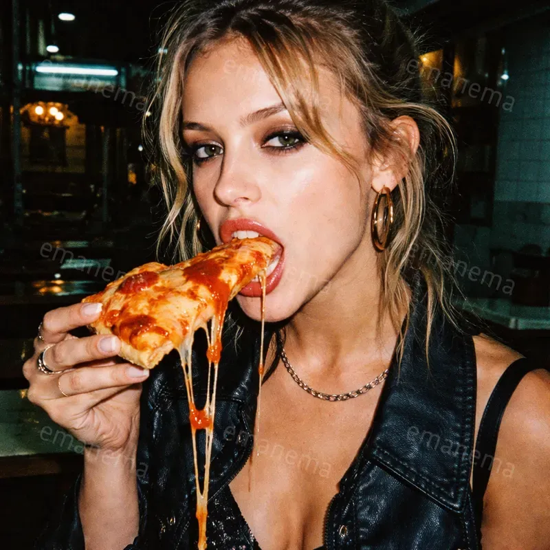 Lofi Portraits Of Playful Food Moments