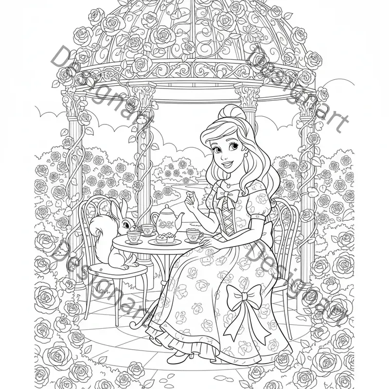 Disney Princess Coloring Pages
