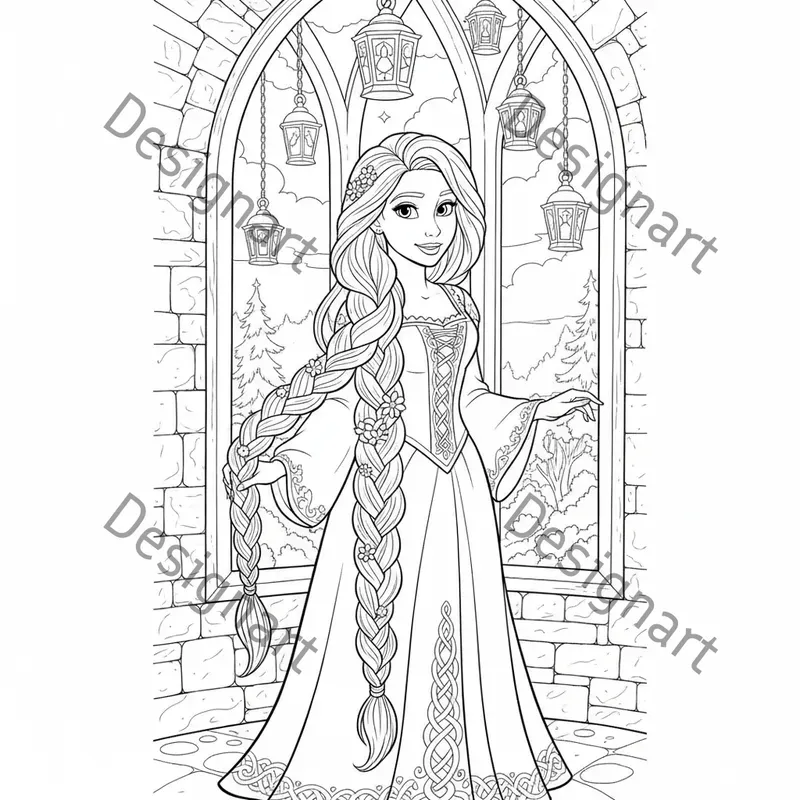 Disney Princess Coloring Pages