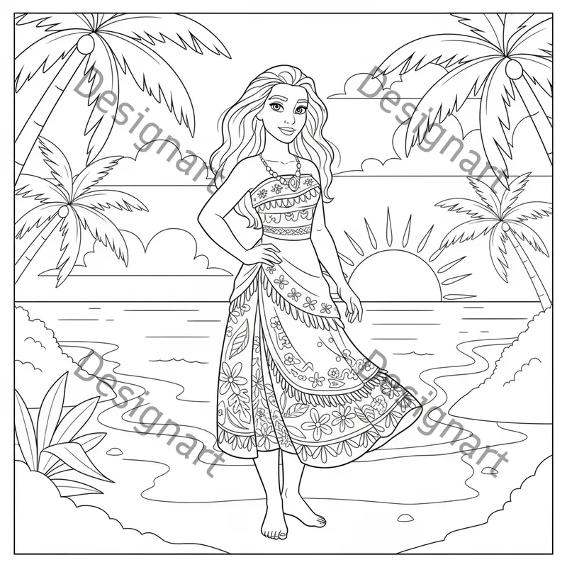 Disney Princess Coloring Pages