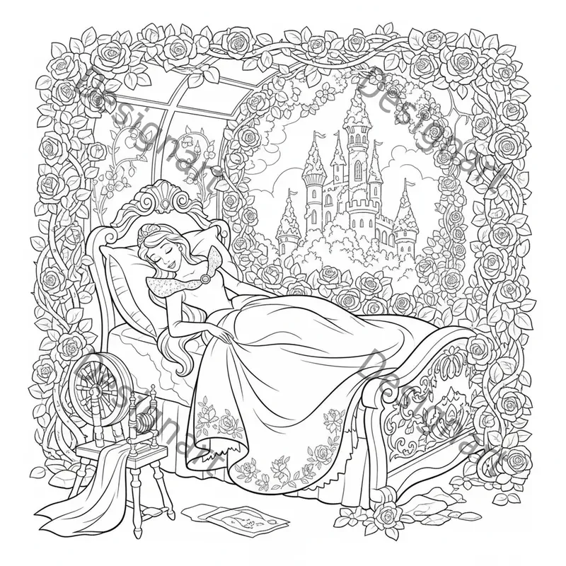Disney Princess Coloring Pages