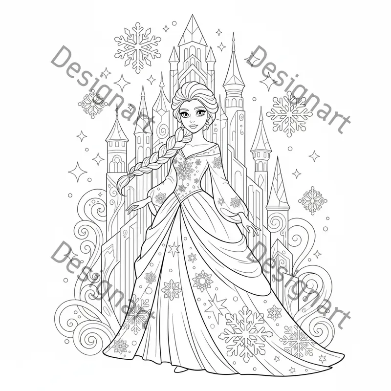 Disney Princess Coloring Pages