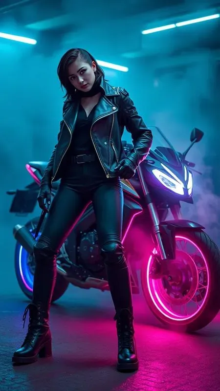 Cyberpunk Streetwear Editorial Packs