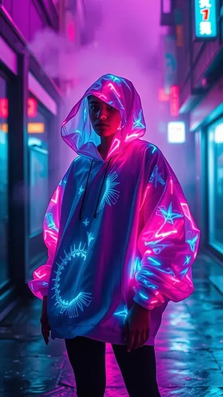 Cyberpunk Streetwear Editorial Packs