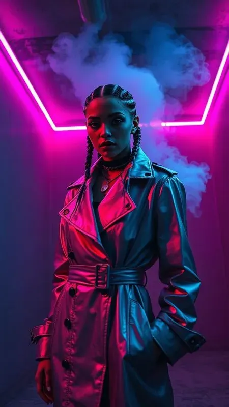 Cyberpunk Streetwear Editorial Packs