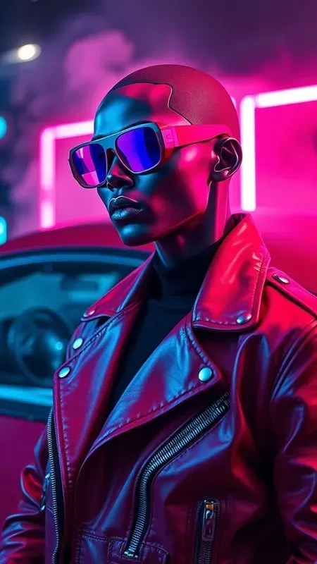 Cyberpunk Streetwear Editorial Packs