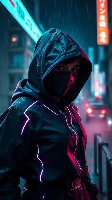 Cyberpunk Streetwear Editorial Packs