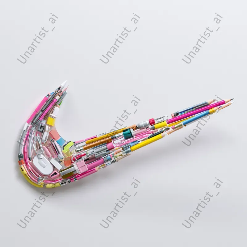 Brand Logos In Stationery Objects