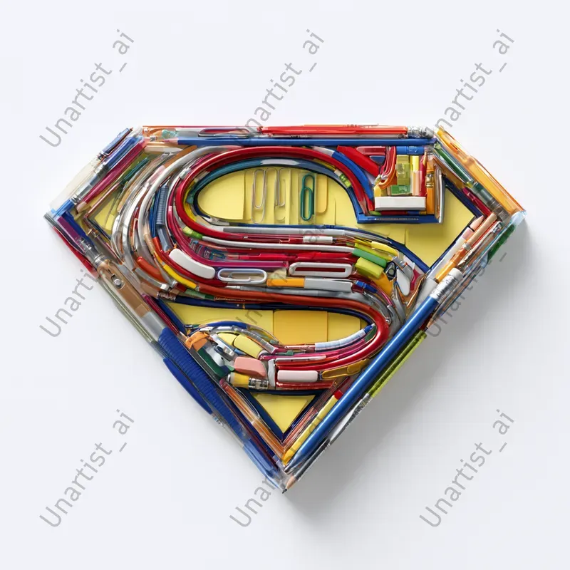 Brand Logos In Stationery Objects