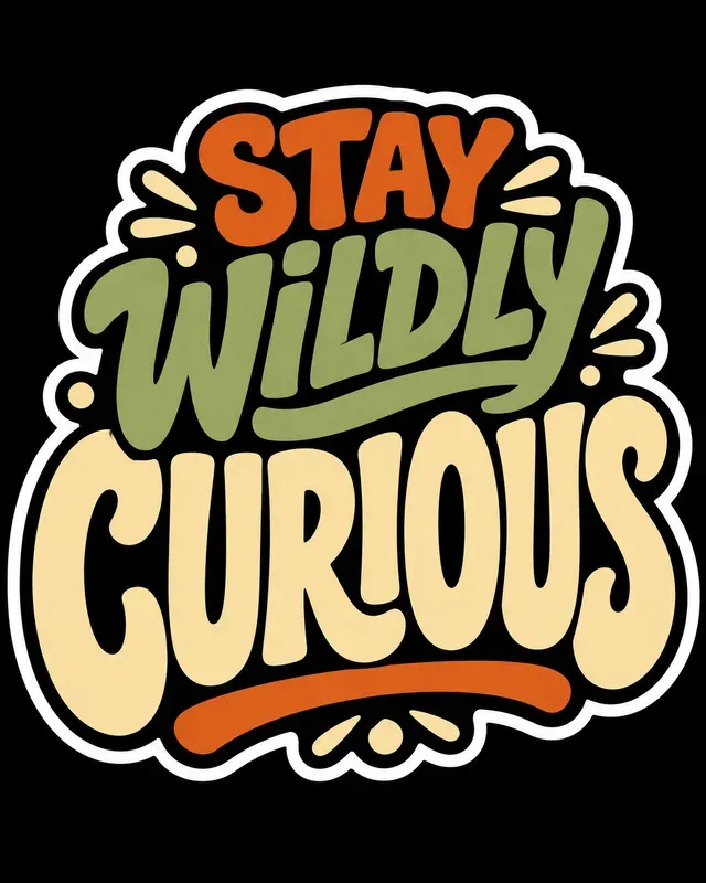 Retro Sticker Typography Studios