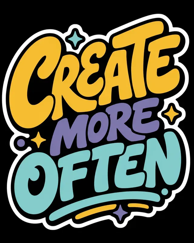 Retro Sticker Typography Studios