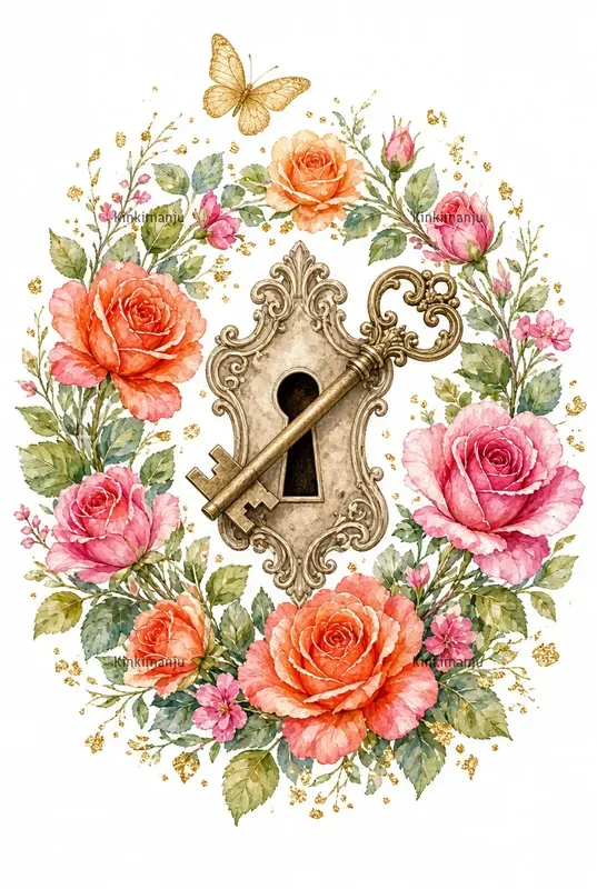Rose Sticker Clipart 100 Packs For Etsy