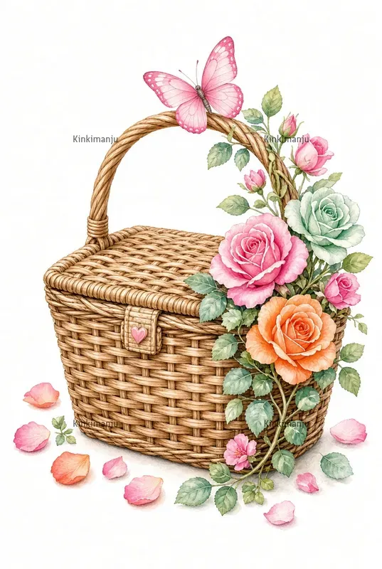 Rose Sticker Clipart 100 Packs For Etsy