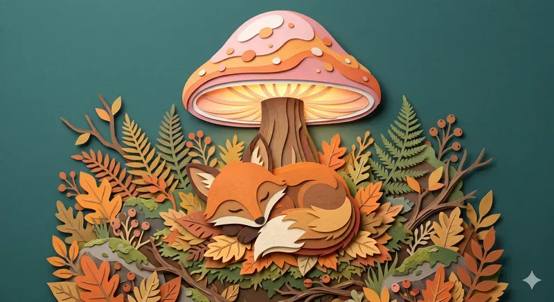 3D Layered Papercraft Art