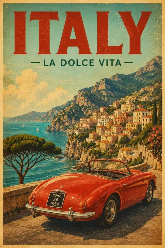Vintage Wanderlust Retro Travel Posters
