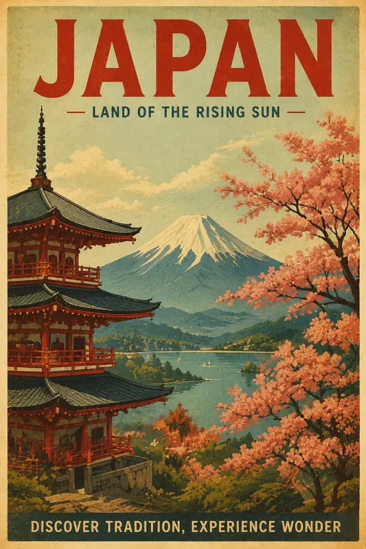 Vintage Wanderlust Retro Travel Posters
