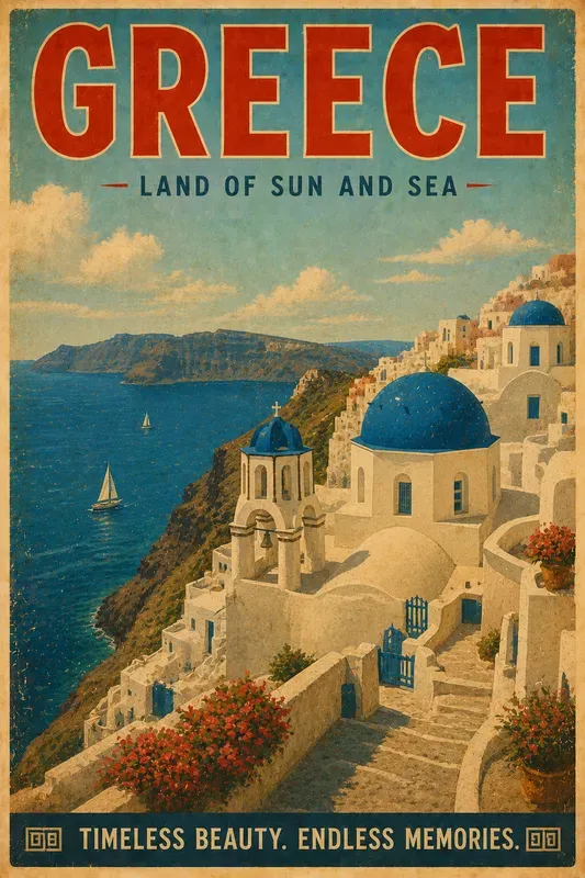 Vintage Wanderlust Retro Travel Posters