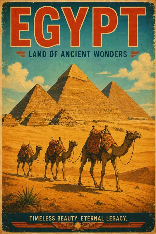 Vintage Wanderlust Retro Travel Posters