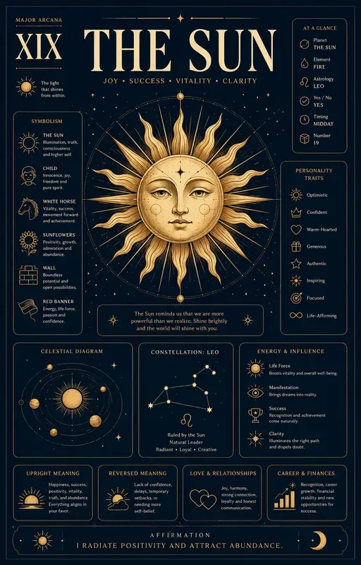 Modern Tarot Infographic Generator