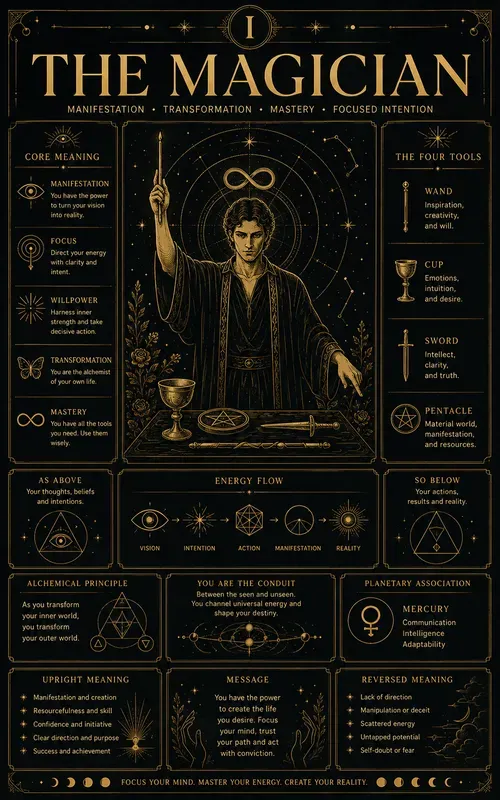 Modern Tarot Infographic Generator