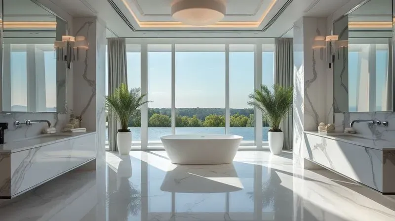 Luxury Marble Interior Design Bathrooms