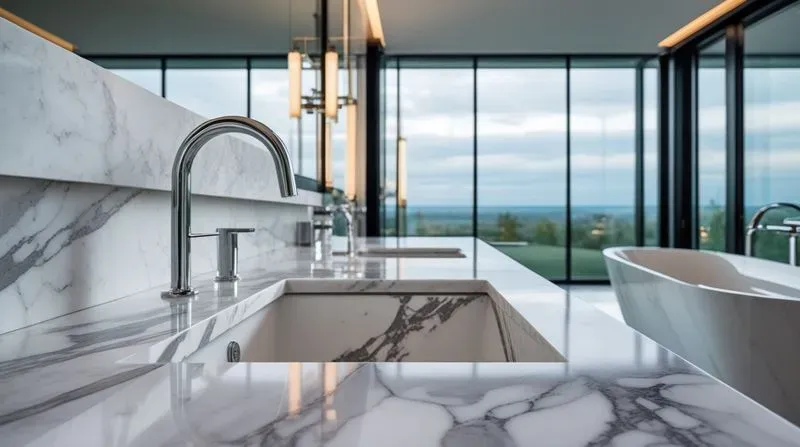 Luxury Marble Interior Design Bathrooms