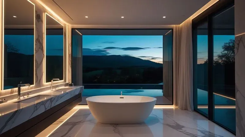 Luxury Marble Interior Design Bathrooms