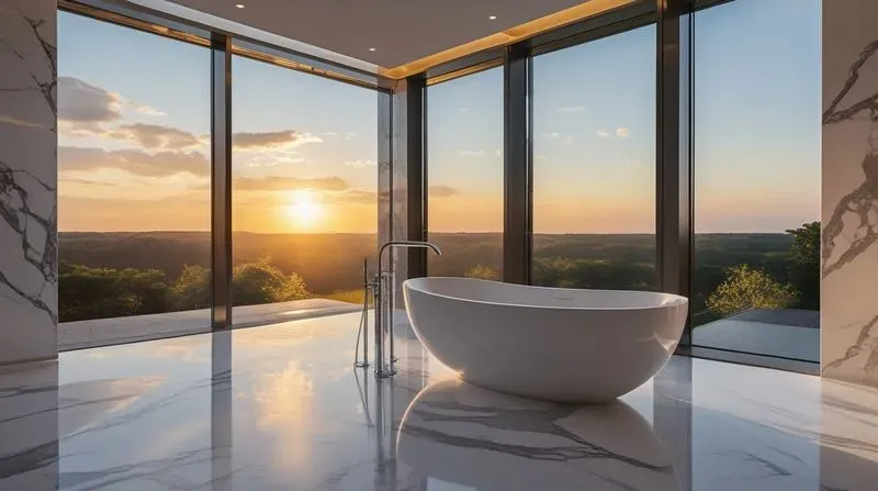 Luxury Marble Interior Design Bathrooms