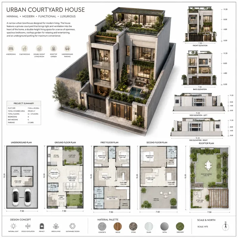 Architectural Blueprint Showcases