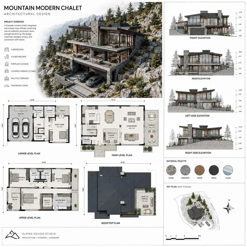 Architectural Blueprint Showcases
