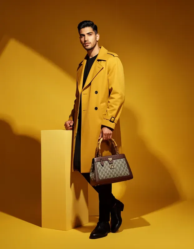 Luxury Bag Monochrome Studio Campaigns