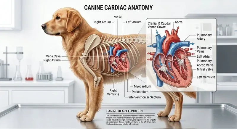 Veterinary Animal Anatomy Infographics