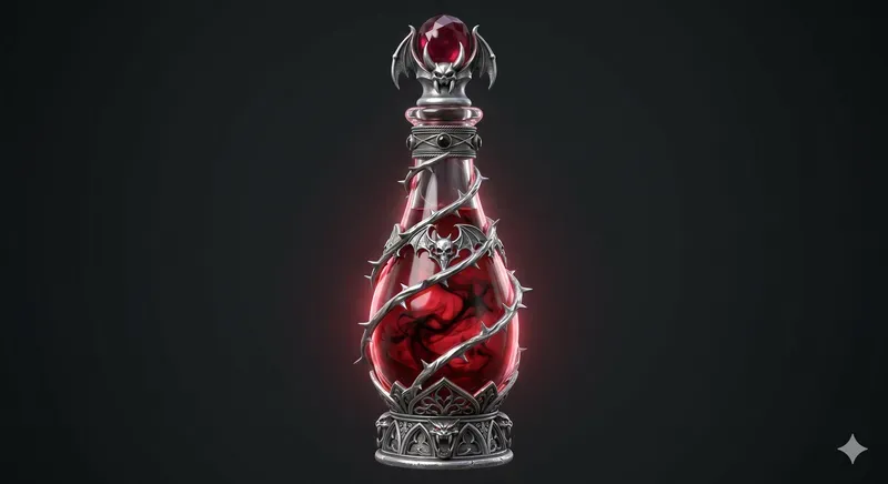 3D Magical Potion Bottles