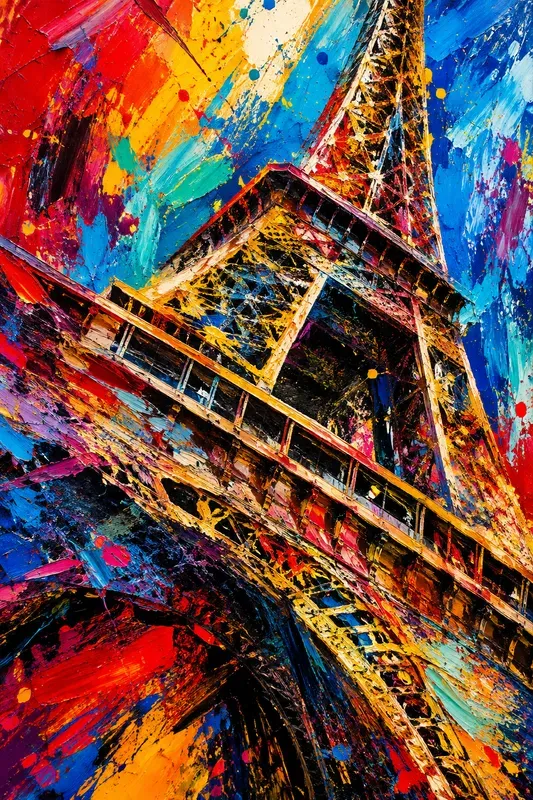 Abstract World Landmark Art Collections