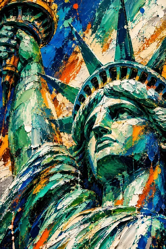 Abstract World Landmark Art Collections