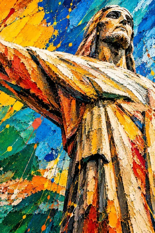 Abstract World Landmark Art Collections