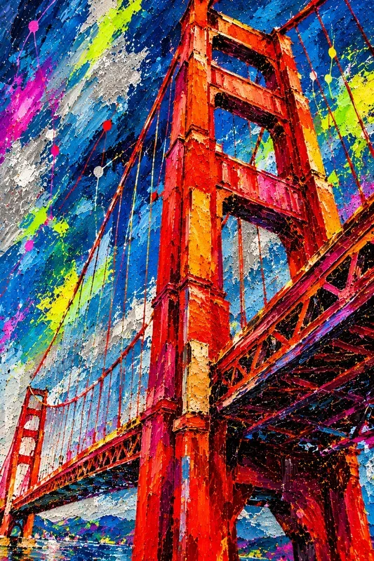 Abstract World Landmark Art Collections