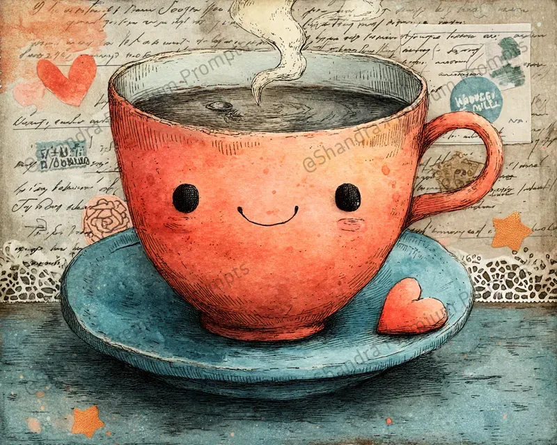 Kawaii Junk Journal Pages For Kids