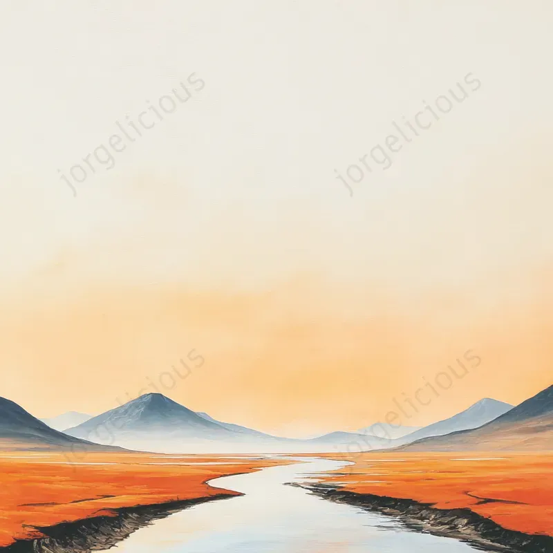 Cinematic Minimal Scene Landscapes