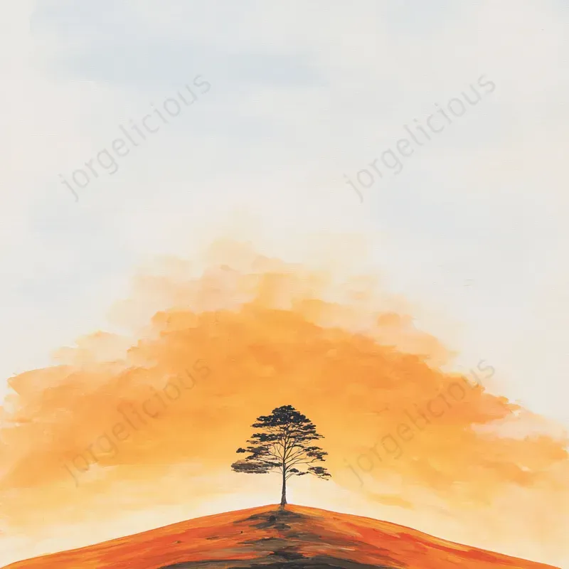 Cinematic Minimal Scene Landscapes