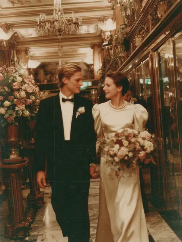 80s 90s Retro VHS Wedding Film Portraits