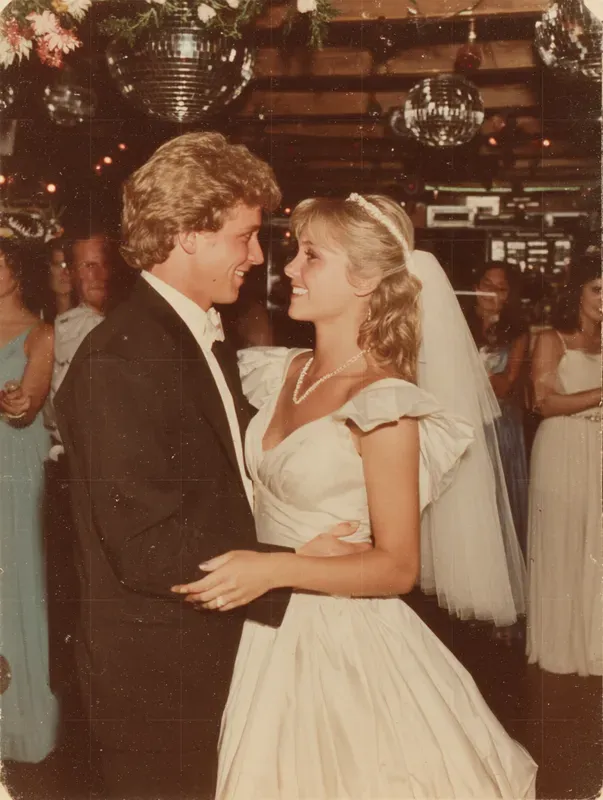 80s 90s Retro VHS Wedding Film Portraits