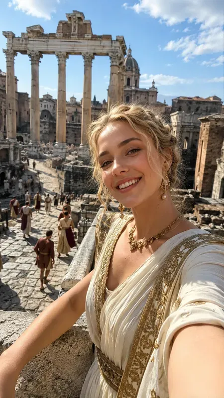 Time Traveler Selfie Generator