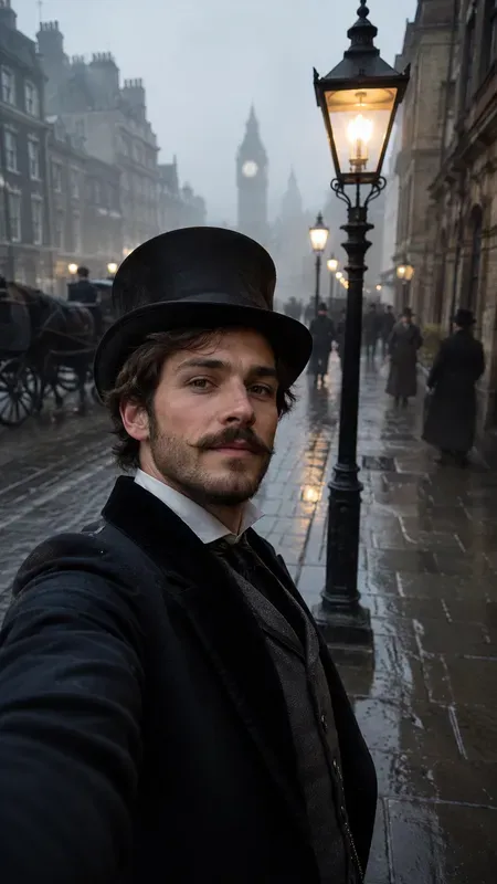 Time Traveler Selfie Generator