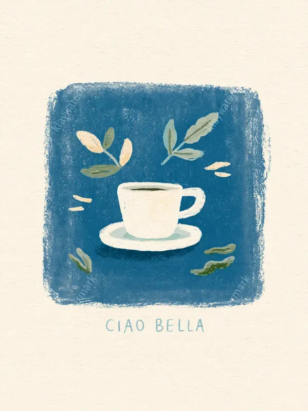 Retro Mediterranean Folk Art Posters