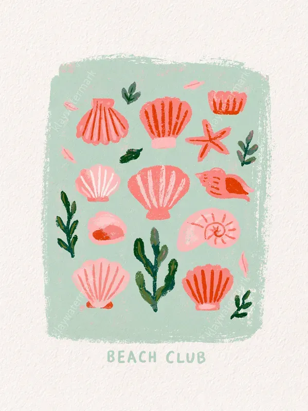 Retro Mediterranean Folk Art Posters