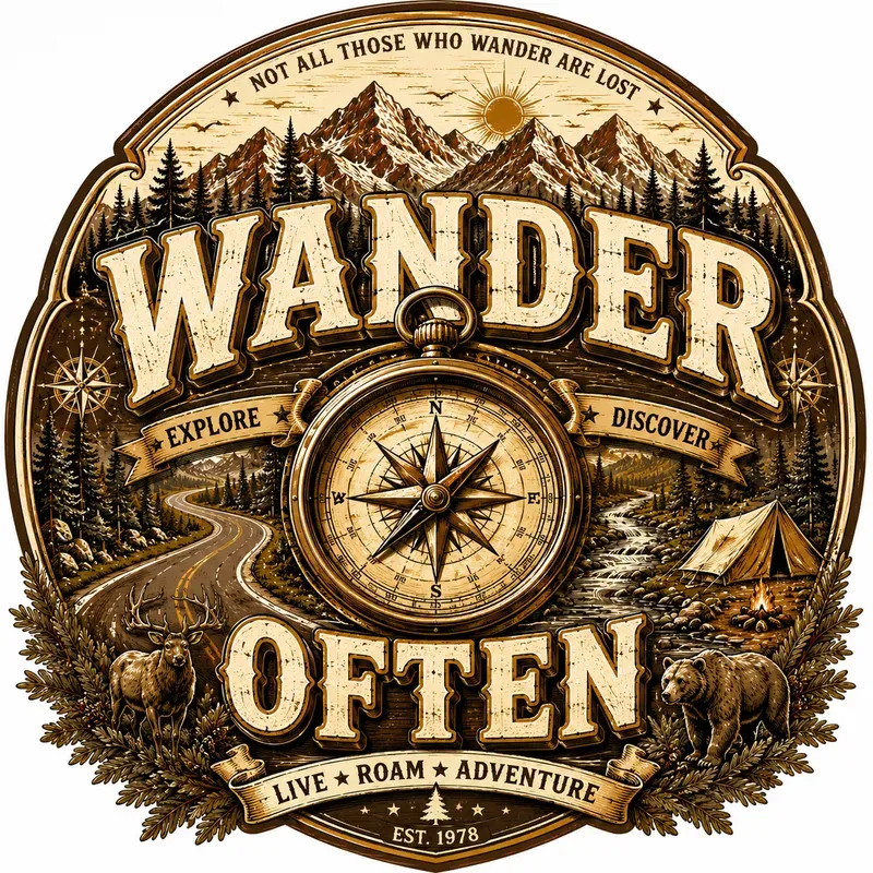 Road Trip Adventure Badge Generator