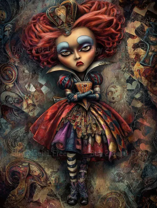 Dark Alice In Wonderland Junk Journals